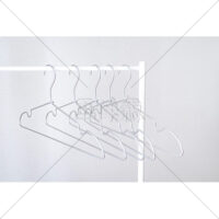 アルミとステンレスハンガーの洗濯イメージの写真素材(2)