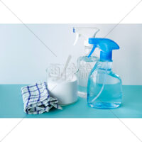 ナチュラルクリーニング・掃除・洗剤ボトルの写真素材(3)