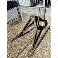 鉄道・線路・レールの終点・車止めの写真素材
