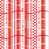 紅白のシームレス模様素材(3)