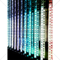 背景素材、テクスチャ、ライトアップされた光壁の写真素材（2）