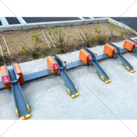 自転車止め・自転車置き場・サイクルポートの写真素材（1）