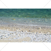 青い海の浜辺の写真（3）