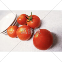 真っ赤なミニトマトの写真素材（1）