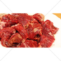 タレがかかったハラミの写真素材