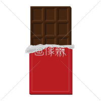 板チョコレートのイラスト素材