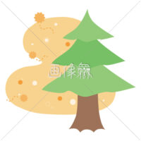 飛散する花粉のイラスト素材