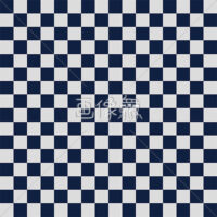 和風のチェック柄シームレス模様素材(1)