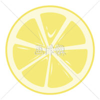 レモンの断面のイラスト素材